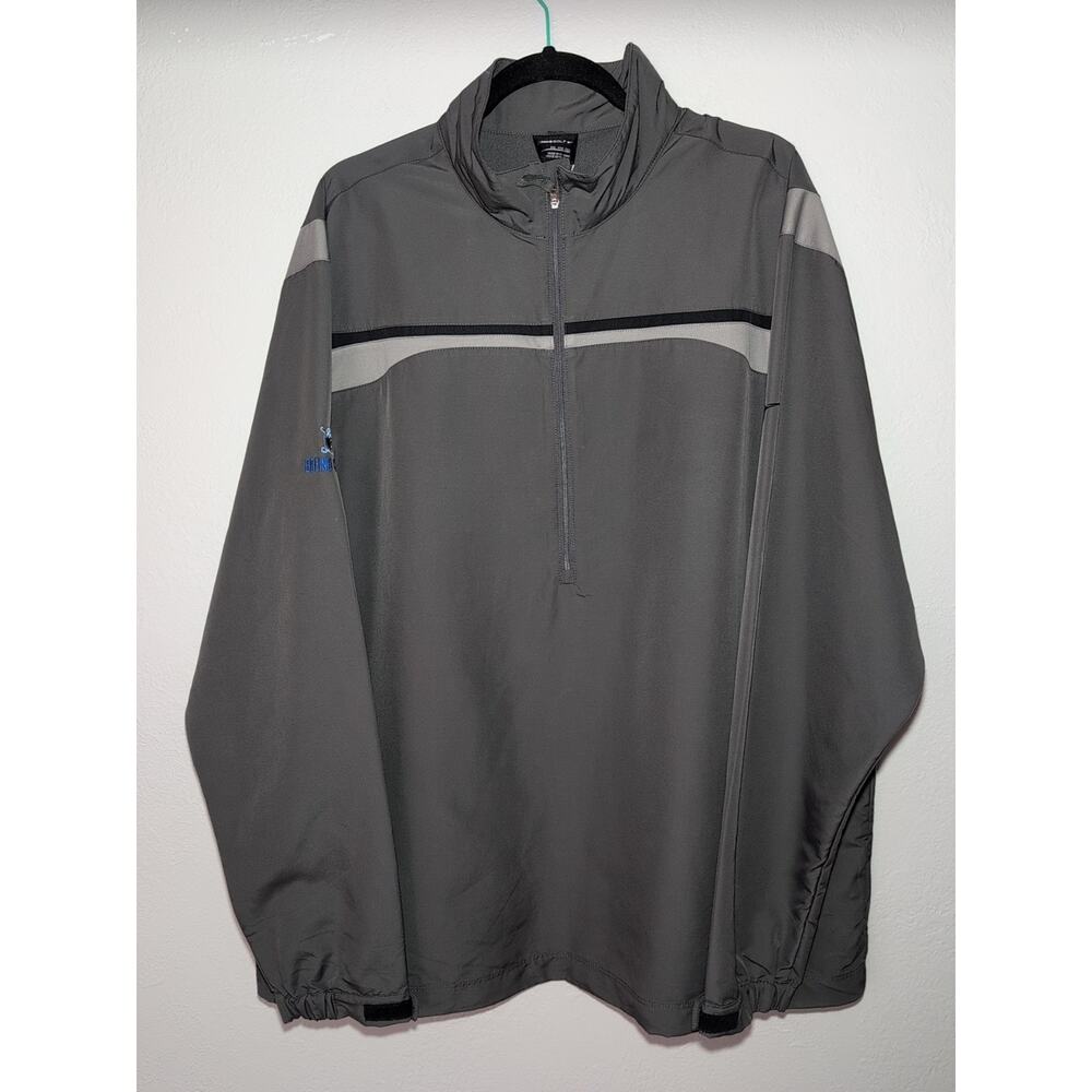 Nike Official PGA‎ Golf Windbreaker Half Zip Pullover Woven Knit Stretch NWT XXL